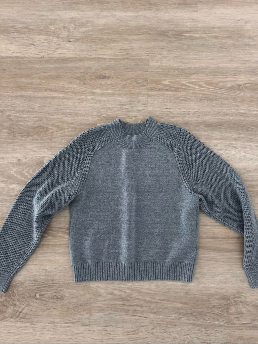 Club Monaco Blue Wool Crewneck Pullover